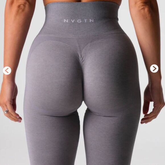 NVGTN Grey Contour 2.0 Seamless Leggings - Picture 3 of 7